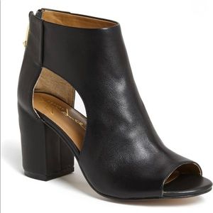 REPORT SIGNATURE Bryanna Open-Toe Booties